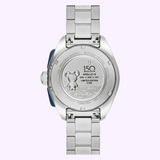 Bulova Lunar Pilot Timascus case back engraved with Budii astronaut and Apollo 15 tribute