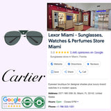 Authentic Cartier CT0296S-004 61 sunglasses available from an authorized Cartier dealer in the USA.
