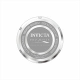 Back engraving for Invicta Men's 26972 Pro Diver Quartz 3 H by Invicta Watches: 200M water resistance, Singapore movement, stainless steel, flame-fusion crystal, "Master of the Oceans" slogan with wave graphics. 100% authentic.