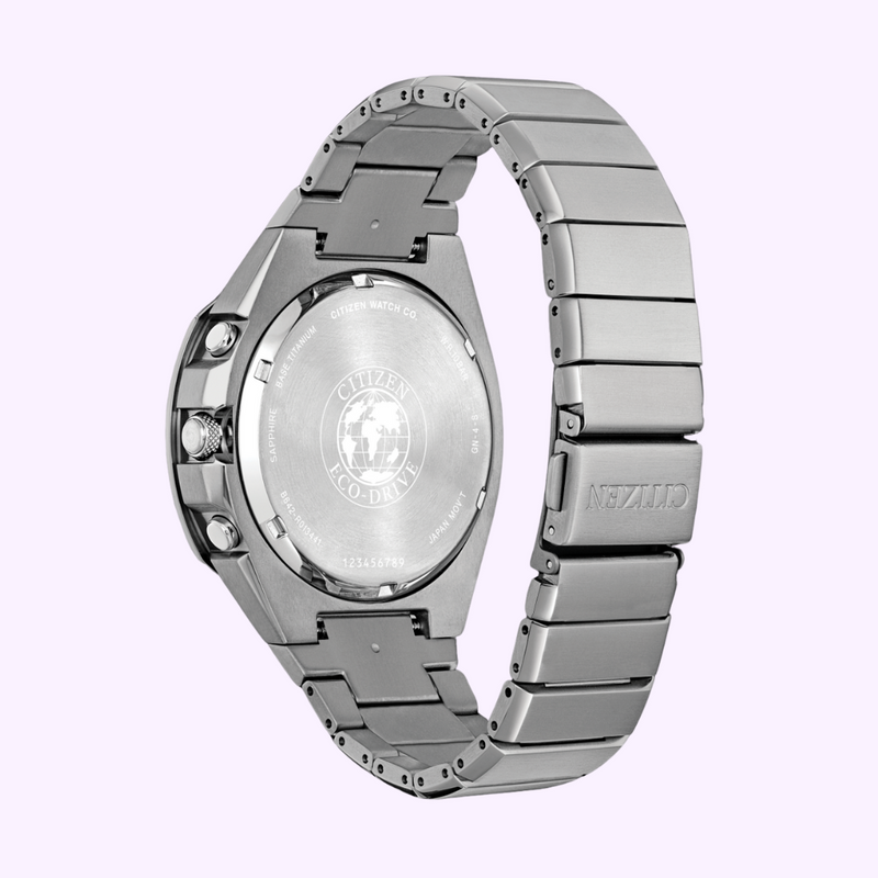 Citizen CA7050-57H Super Titanium Armor Eco-Drive Silver Stainless