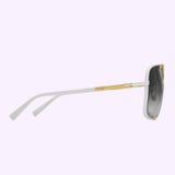 Authentic DITA DRX-2087 white gold designer sunglasses