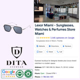 Side profile of DITA Flight 006 polarized luxury sunglasses