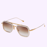 Dita Flight 006 7806-L-CLR-GLD-52 clear and gold luxury sunglasses front view