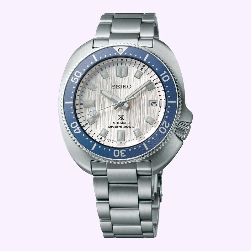 Seiko SPB301 1970 heritage diver automatic watch on wrist