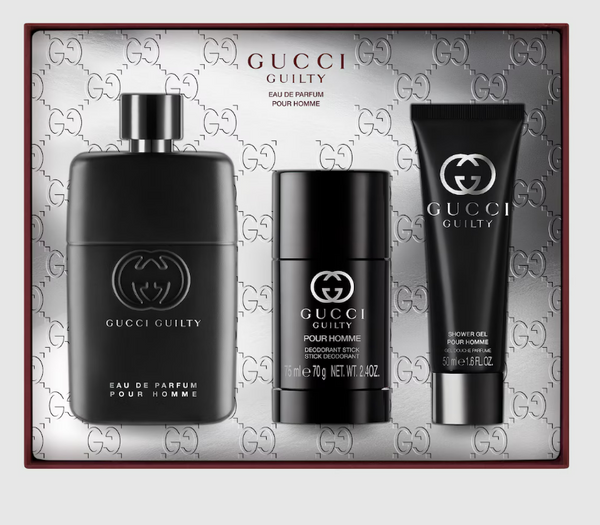 GUCCI ブラック ギフトボックス 3個セット Gucci Guilty 3PC Gift Set For Men 3616305278395 – Lexor Miami