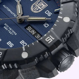 Luminox Master Carbon SEAL Automatic XS.3863 with blue Cut-to-Fit rubber strap and sapphire crystal.
