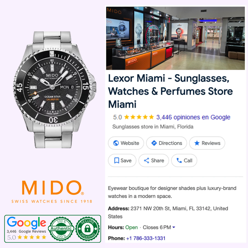 Mido Ocean Star 200 M0269301105100 luxury Swiss sports watch on stainless steel bracelet