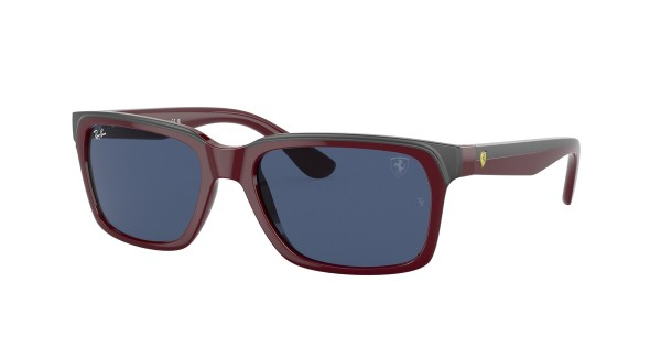 Ray-Ban 0RB4393M F67980 - DARK RED ON Sunglasses