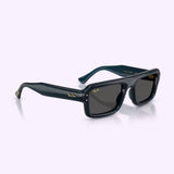 Ray-Ban RB4954 pilot sunglasses temple and hinge detail