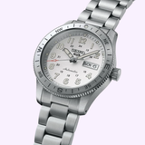 Seiko HDB007 stainless steel automatic field watch front view