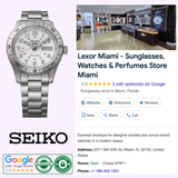Seiko HDB007 silver white dial men's automatic watch