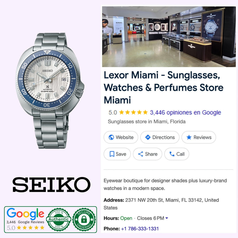 Seiko Prospex SPB301 Save the Ocean 1970 diver white dial lifestyle shot