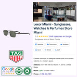 TAG Heuer TH40039U 05A rectangular sunglasses gray lens close-up