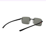 TAG Heuer Essential black rimless sunglasses TH40039U 05A temple detail