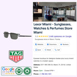 TAG Heuer TH40063U 5813A Bolide Rimless black sunglasses front view