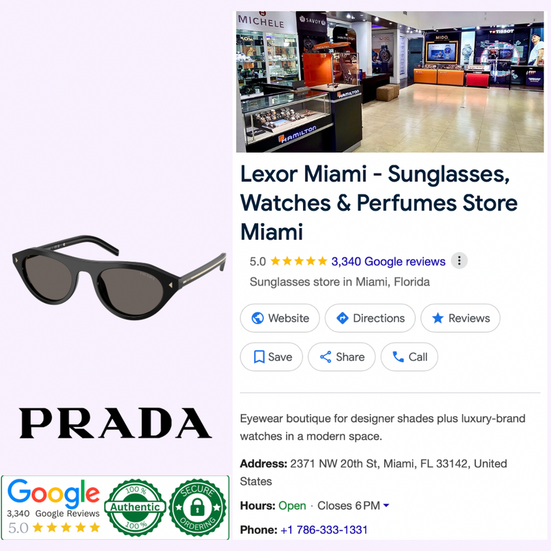 PRADA Sunglasses 0PR B15SF 16K73152 – Lexor Miami