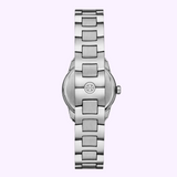 Women's Tory Burch Miller Round Small quartz watch silver bracelet
