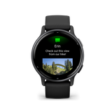 Garmin vívoactive® 5, Black and Slate 010-02862-10 Watches UPC:753759324902