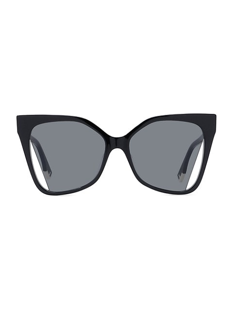 Fendi FE40010U 01A 55 Women Sunglasses - Lexor Miami