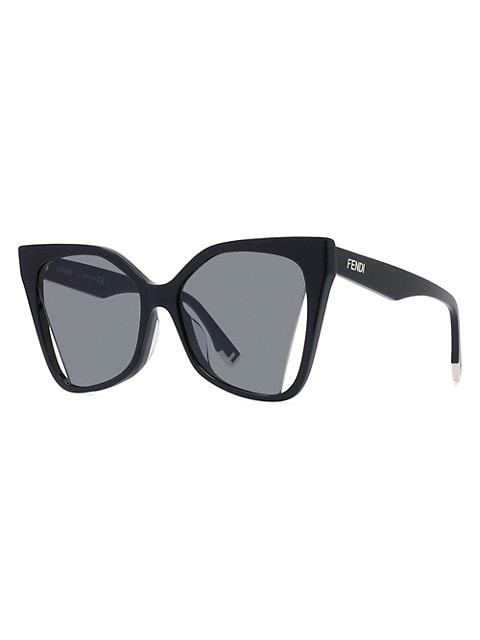 Fendi FE40010U 01A 55 Women Sunglasses - Lexor Miami