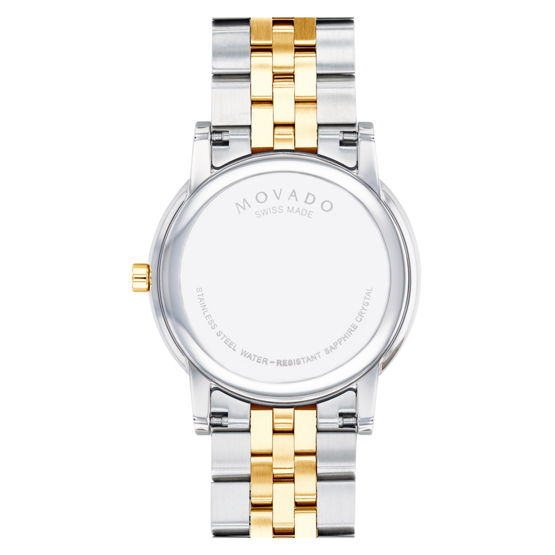 Movado 0607200 Museum Classic 2 Tone Steel Strap Men Watches - Lexor Miami