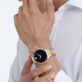 Movado 0607202 Museum Classic 2 Tone Stainless Steel Strap Men Watches - Lexor Miami
