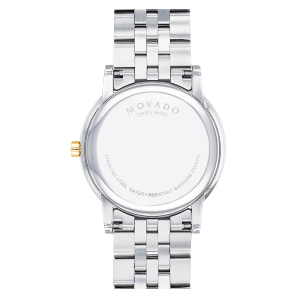 Movado 0607202 Museum Classic 2 Tone Stainless Steel Strap Men Watches - Lexor Miami