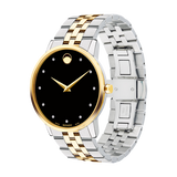 Movado 0607202 Museum Classic 2 Tone Stainless Steel Strap Men Watches - Lexor Miami