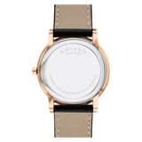 Movado 0607272 Museum Classic Black Leather Strap Men Watches