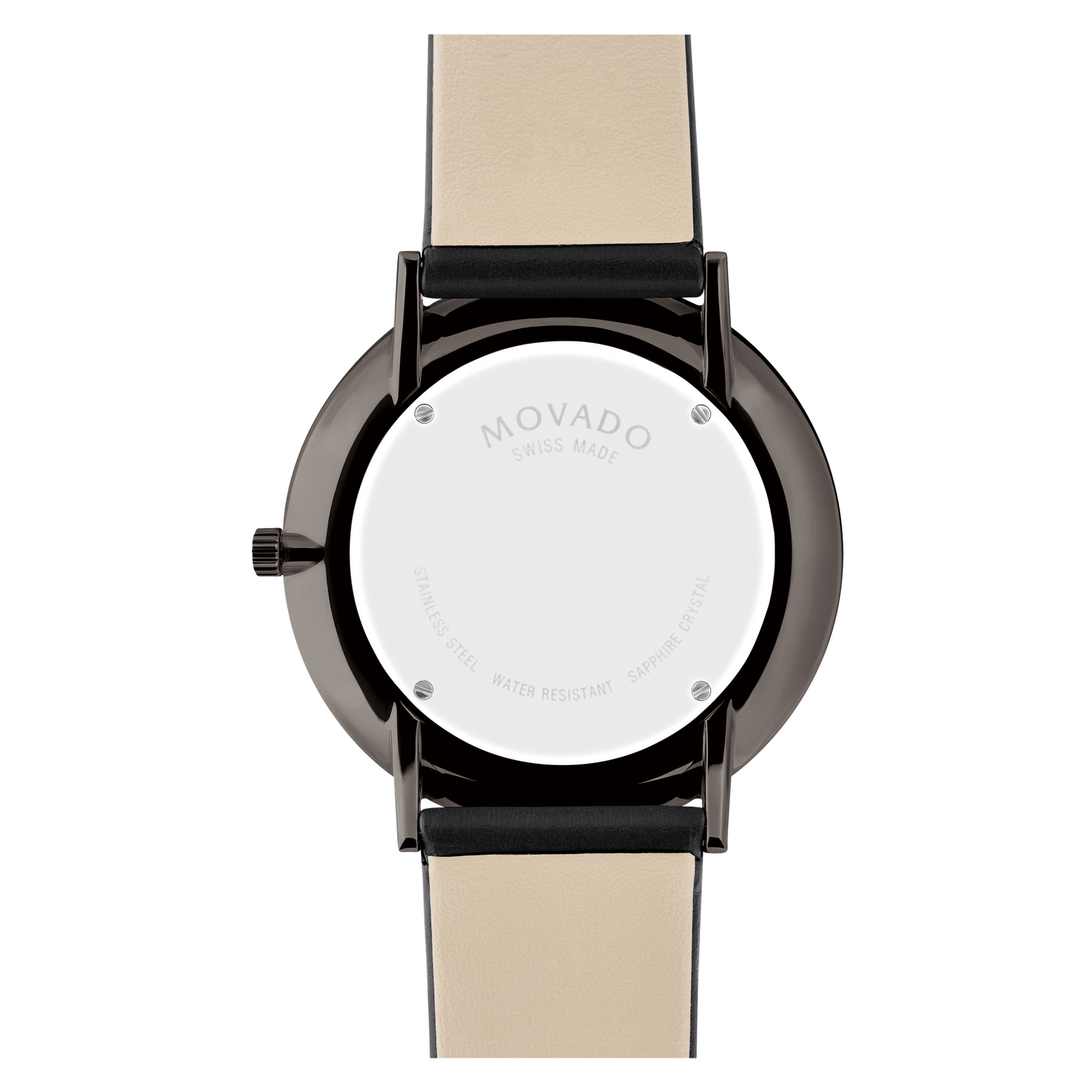 Movado 0607391 Modern 47 Black Leather Strap Men Watches – Lexor Miami