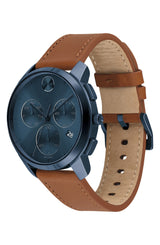 Movado Bold Chronograph Leather Strap Watch - Lexor Miami