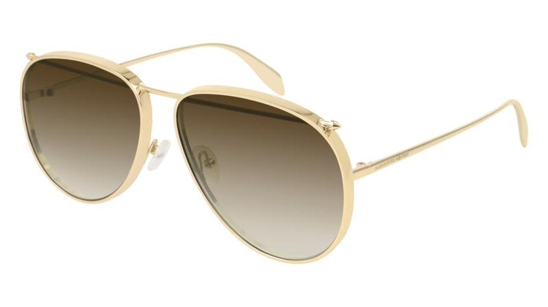 Alexander McQueen AM0170S 001 61 Unisex Sunglasses - Lexor Miami
