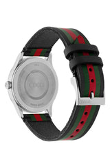 Gucci YA1264079 G-Timeless Leather Strap, 38mm Women Watches Lexor Miami - Lexor Miami