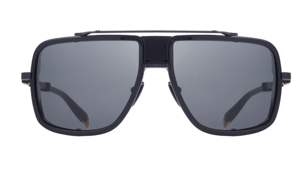 【送料&関税込】Balmain Admiral - Matte Black / Black Pallad Balmain Admirable Women Black Geometric Sunglasses