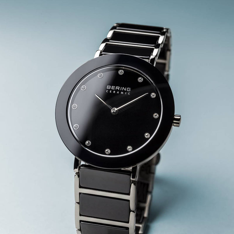 Bering 11435-749 Ceramic Stainless Steel Strap Unisex Watches - Lexor Miami