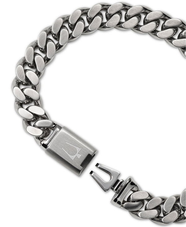 Bulova J96b016m Chain Bracelet in Stainless Steel Men Jewelry - Lexor Miami
