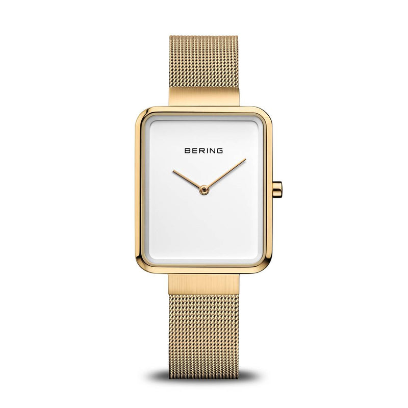Bering 14528-334 Classic Gold Stainless Steel Mesh Strap Unisex Watches - Lexor Miami