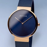 Bering 14539-367 Classic Blue Stainless Steel Mesh Strap Unisex Watches - Lexor Miami