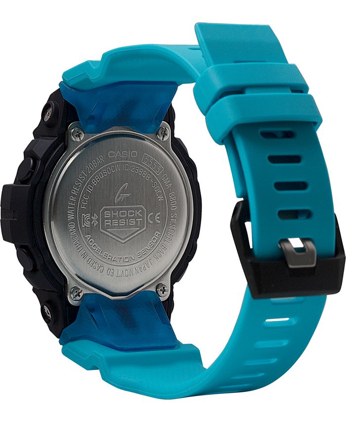 G-Shock GMA-B800SC-1A2CR Power Trainer Blue Resin Strap Watch 45mm Women Watches Lexor Miami - Lexor Miami