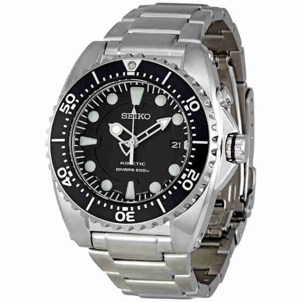 Seiko SKA371 Prospex Kinetic 200 Meter Dive Men Watches Lexor Miami - Lexor Miami