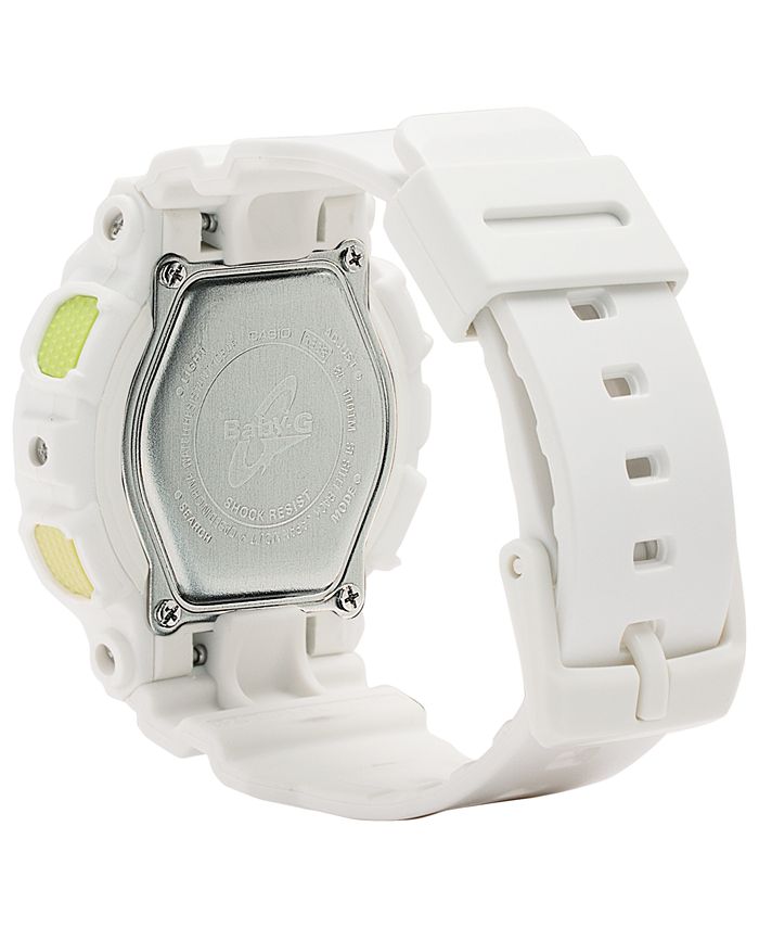 G-Shock BA110TM-7A Baby-G Analog Digital White Resin Strap Women Watches - Lexor Miami