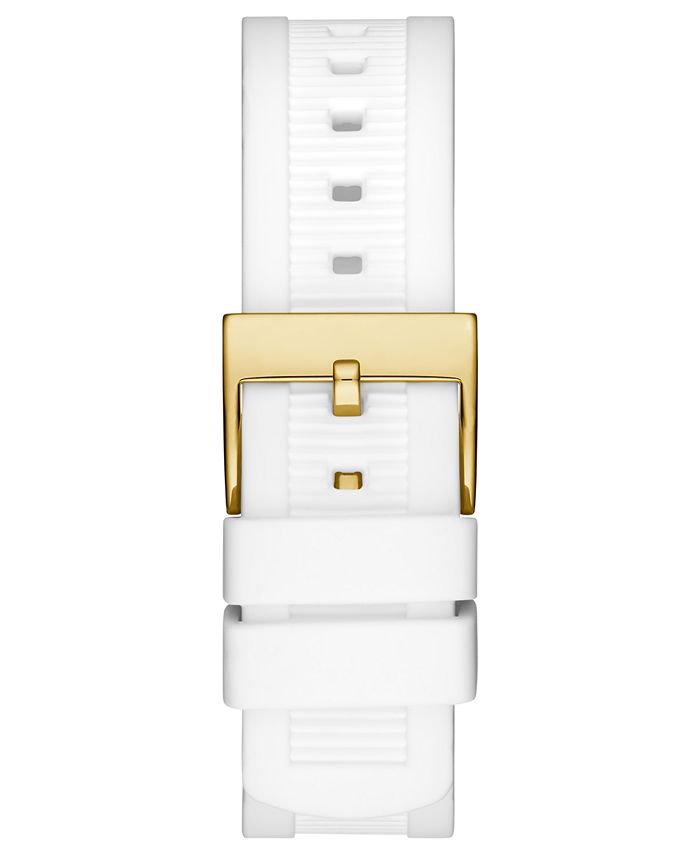 Guess GW0225G1 Digital White Silicone Strap Men Watches - Lexor Miami