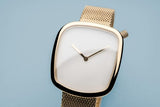 Bering 18034-334 Classic Gold Stainless Steel Mesh Strap Women Watches - Lexor Miami