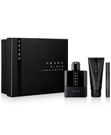 Prada Luna Rossa Black 3.4oz. EDP Spray, 0.33oz. EDP Spray, 3.4oz. Shower Gel Men Set - Lexor Miami