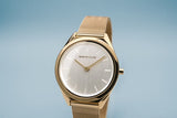 Bering 17031-334 Ultra Slim Gold Stainless Steel Mesh Strap Women Watches - Lexor Miami