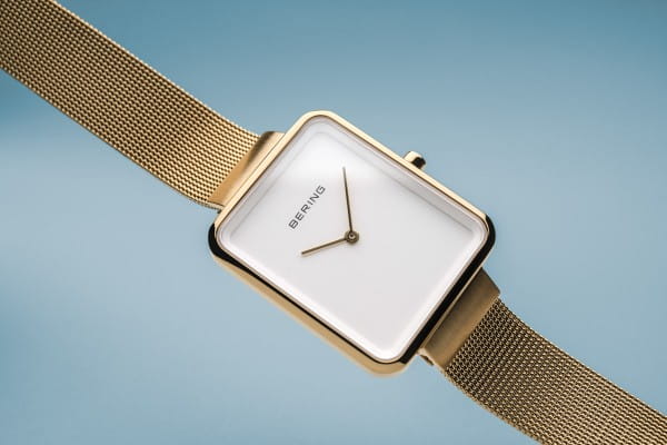 Bering 14528-334 Classic Gold Stainless Steel Mesh Strap Unisex Watches - Lexor Miami