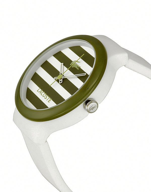 Lacoste LC2020024 Quartz Analog White Silicone Men Watches Lexor Miami - Lexor Miami