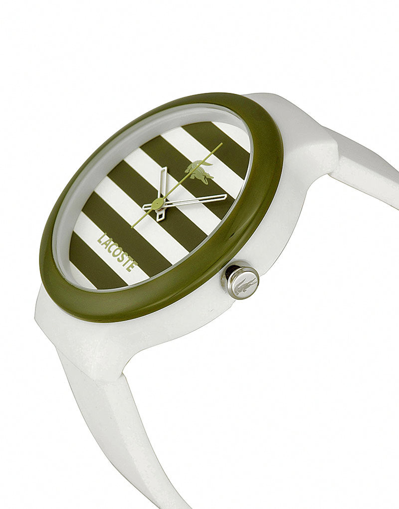 Lacoste LC2020024 Quartz Analog White Silicone Men Watches Lexor Miami - Lexor Miami