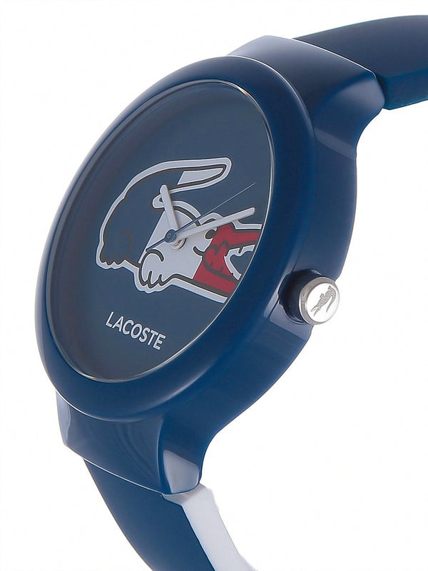 Lacoste 2020068 Quartz Analog Blue Silicone Unisex Watches Lexor Miami - Lexor Miami