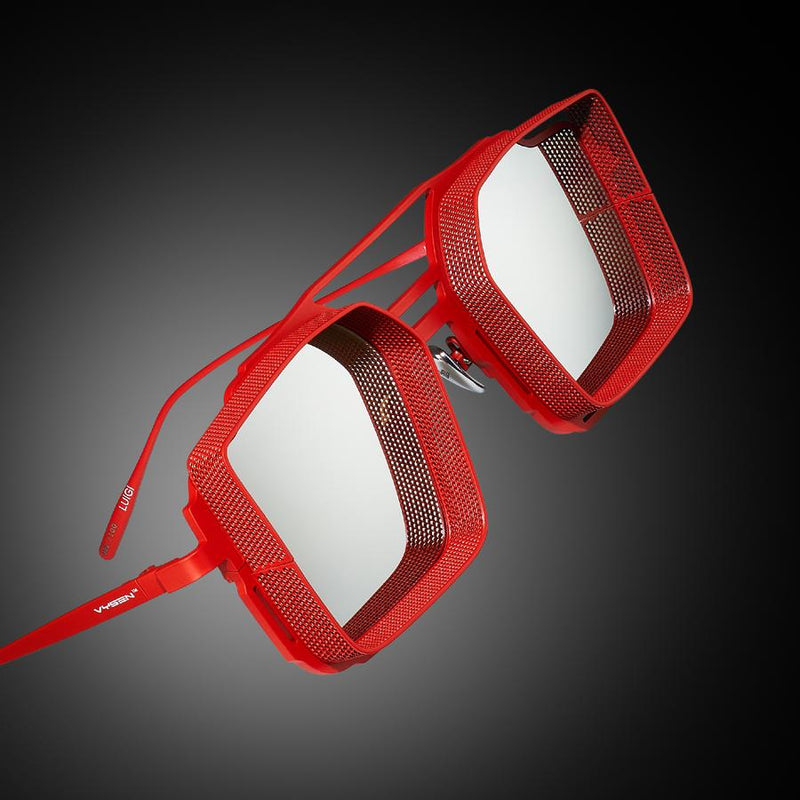 Vysen Luigi L-7 Red Limited Edition Unisex Sunglasses - Lexor Miami